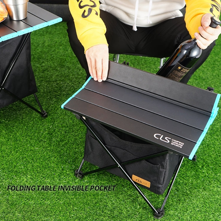 CLS Outdoor Folding Picnic Table Storage Hanging Bag Portable Invisible Pocket Storage Hanging Pocket,Style:
