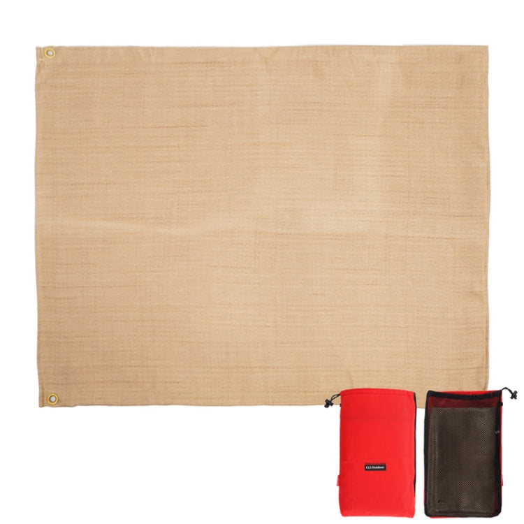 CLS Picnic Barbecue Heat Insulation Pad Glass Fiber Flame Retardant Cloth Small (46x44 cm)