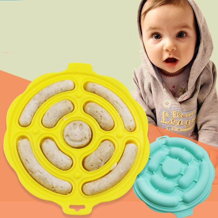 Food Grade Silicone Round Sausage Mold Baking Mold Homemade DIY Hot Dog Mold, Random Color Delivery