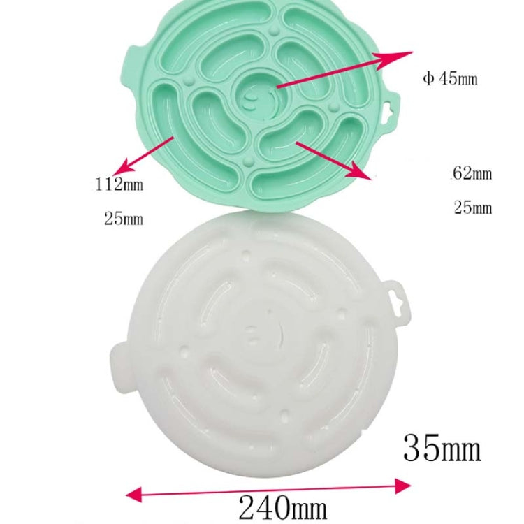 Food Grade Silicone Round Sausage Mold Baking Mold Homemade DIY Hot Dog Mold, Random Color Delivery