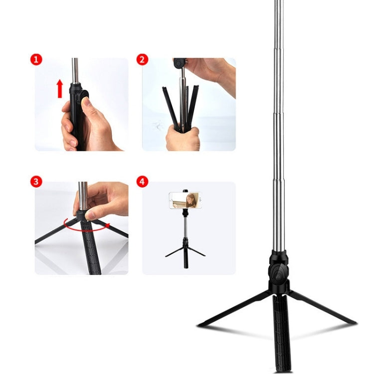 Bluetooth Tripod Selfie Stick Live Mobile Phone Holder
