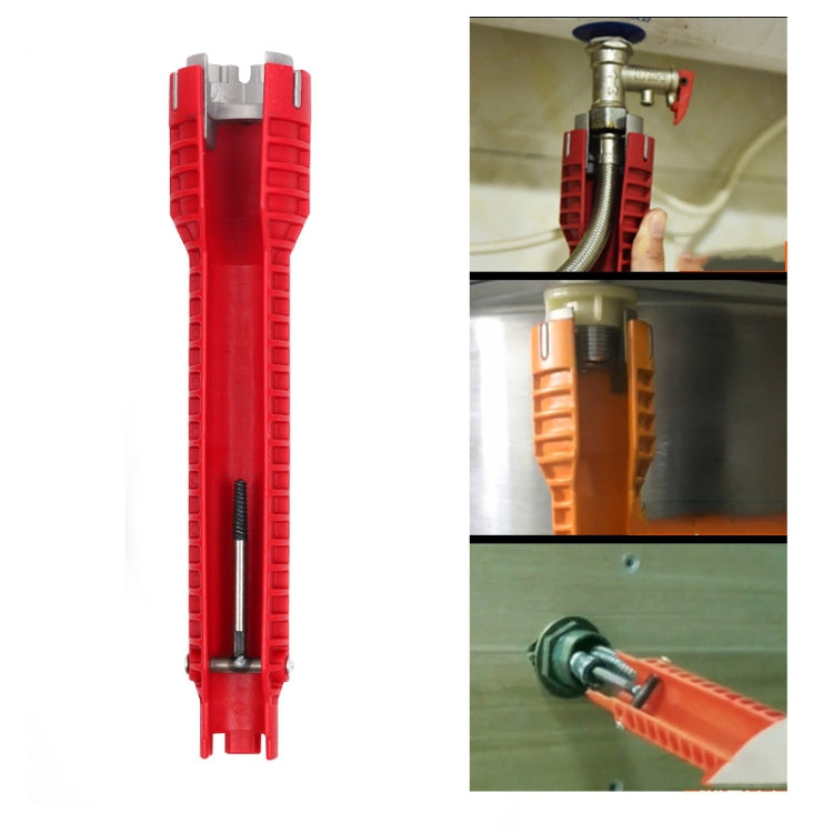 Multifunctional Sink Bathroom Wrench Plumbing Installation Tool Water Pipe Faucet Repair Removal Tool