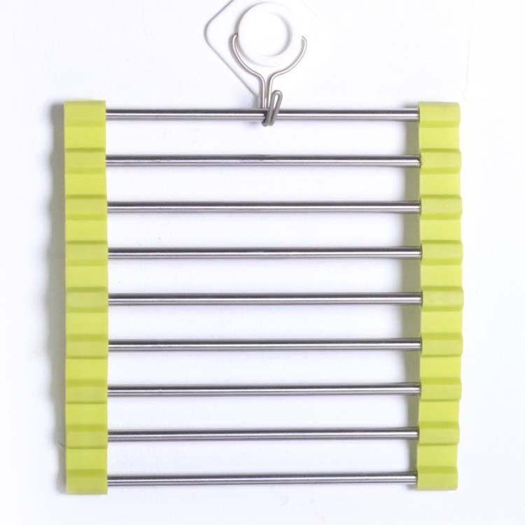 MS-202 Home Kitchen Stainless Steel Non-Slip Anti-Scalding Placemat Folding Heat Insulation Pot Mat, Color Random Delivery