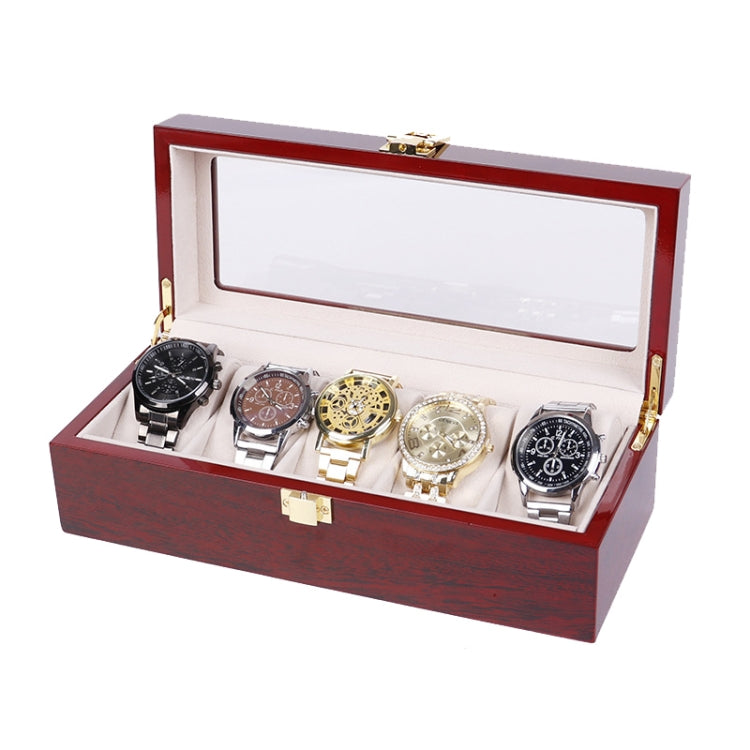 Wooden Baking Paint Watch Box Jewelry Storage Display Box