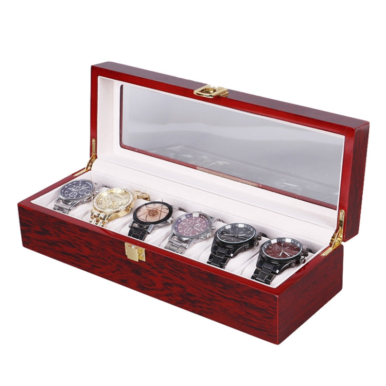 Wooden Baking Paint Watch Box Jewelry Storage Display Box