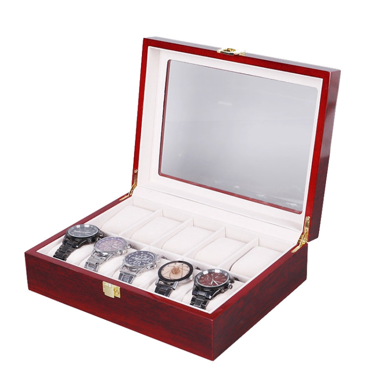 Wooden Baking Paint Watch Box Jewelry Storage Display Box