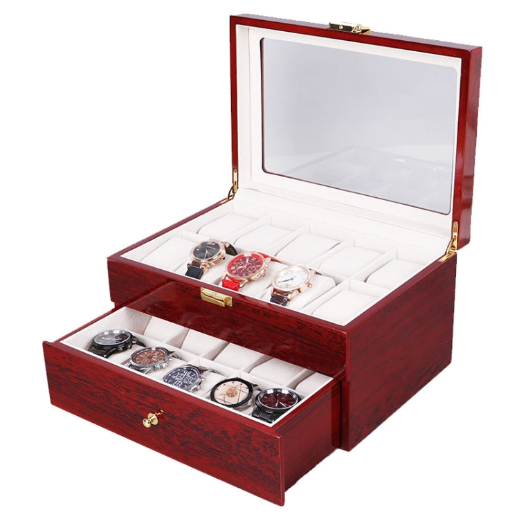 Wooden Baking Paint Watch Box Jewelry Storage Display Box
