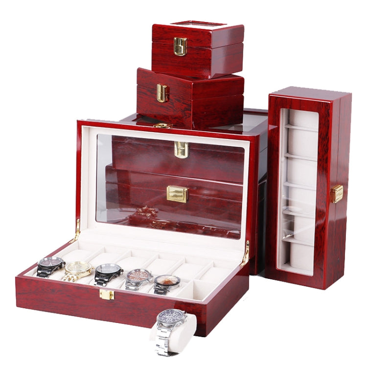 Wooden Baking Paint Watch Box Jewelry Storage Display Box