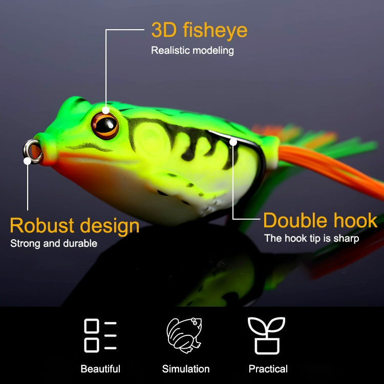 Bionic Thunder Frog Lure Bait Simulation Fishing Bait