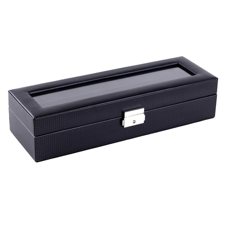 Woven Pattern PU Leather Watch Box Jewelry Storage Display Box