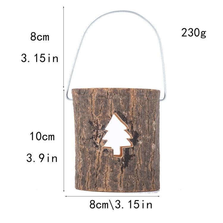 120211 Valentine Day Atmosphere Lamp Candle Holder Cafe Decoration Home Party Decoration Tea Wax Wooden Candle Cup