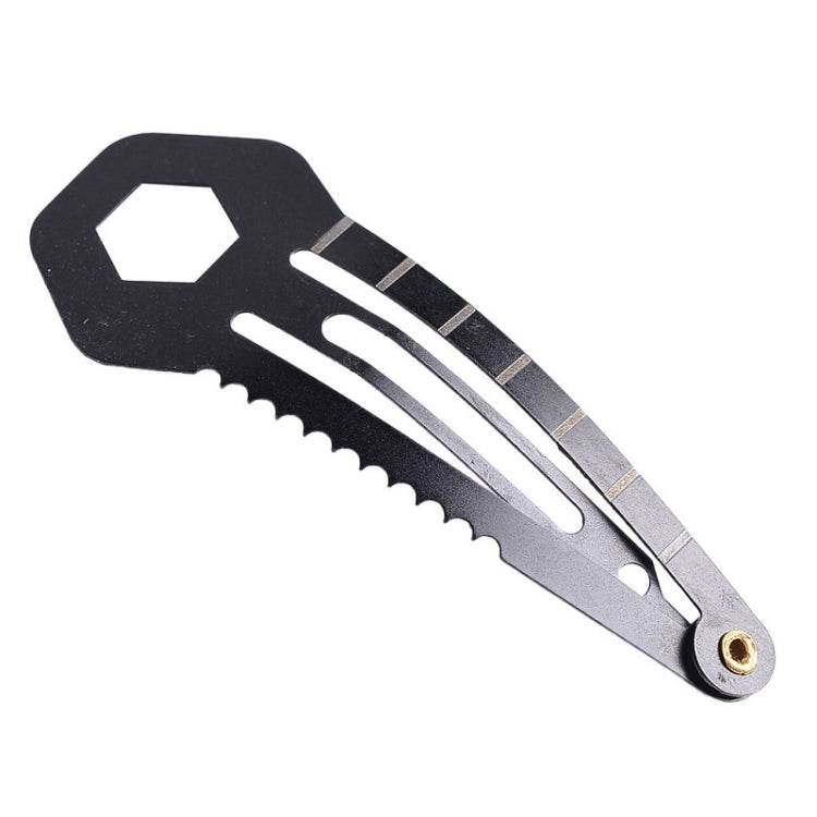 2 PCS 8 in 1 Multifunctional Hair Clip Outdoor Self-Defense First Aid Tool