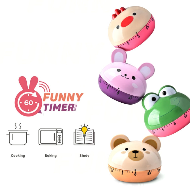 Kitchen Mechanical Timer Cartoon 60 Minutes Timer Baking Cooking Reminder