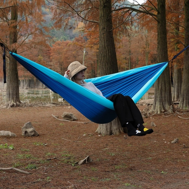 Outdoor Double Inflatable Hammock Anti-Rollover Camping Swing, Size: 270x140cm