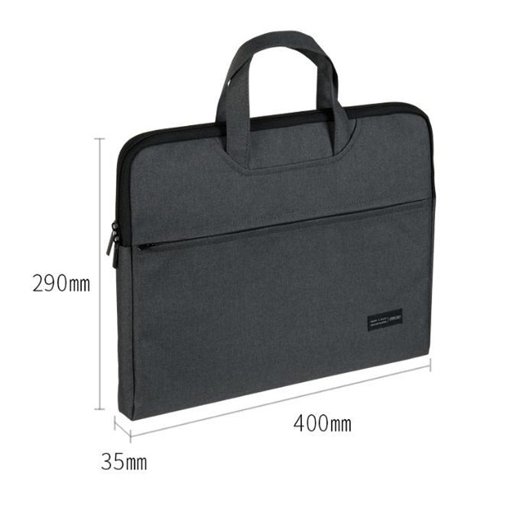 Deli 5590 Portable Briefcase Meeting Record Storage Bag Computer Bag