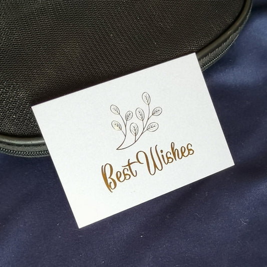 150 PCS Wedding Blessing Card Thank You Message Gift Decoration Card Bronzing Flower Greeting Card, Blessing (White), Thank You (White), Love You (White), Happy Birthday (White), Blessing (Black), Thank You (Black), Love You (Black)