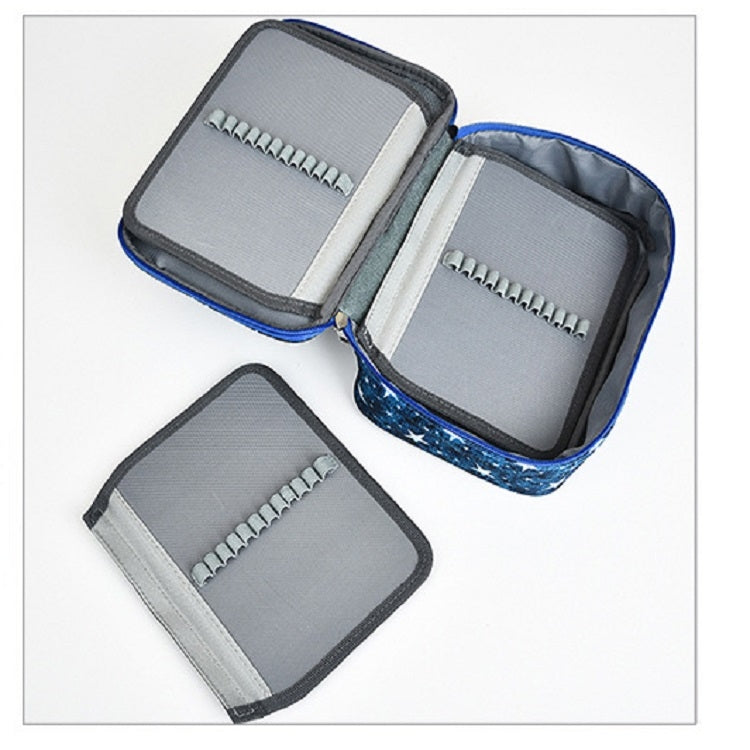 Large-Capacity Frosted Pencil Case Zipper Pencil Case