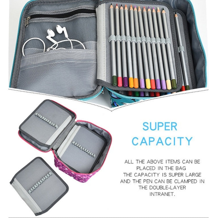 Large-Capacity Frosted Pencil Case Zipper Pencil Case