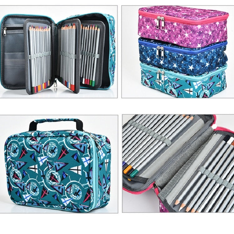 Large-Capacity Frosted Pencil Case Zipper Pencil Case