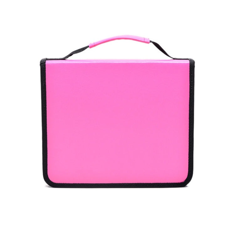 Solid Color Large Capacity 150 Hole Square PU Pencil Case