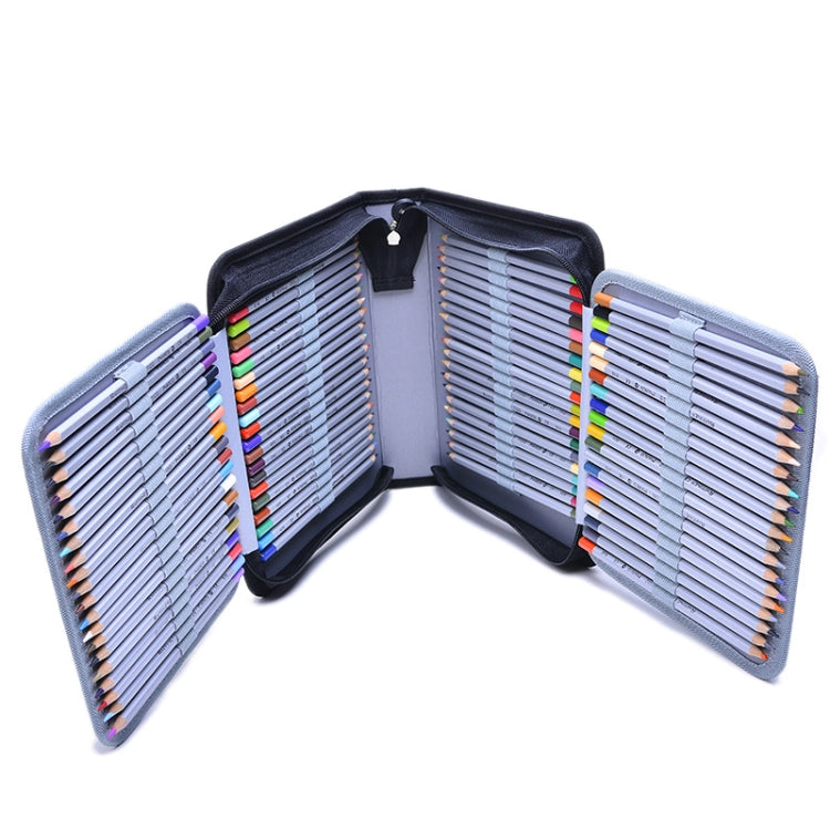 Solid Color Large Capacity 150 Hole Square PU Pencil Case