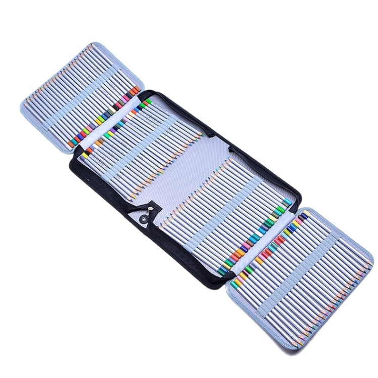 Solid Color Large Capacity 150 Hole Square PU Pencil Case