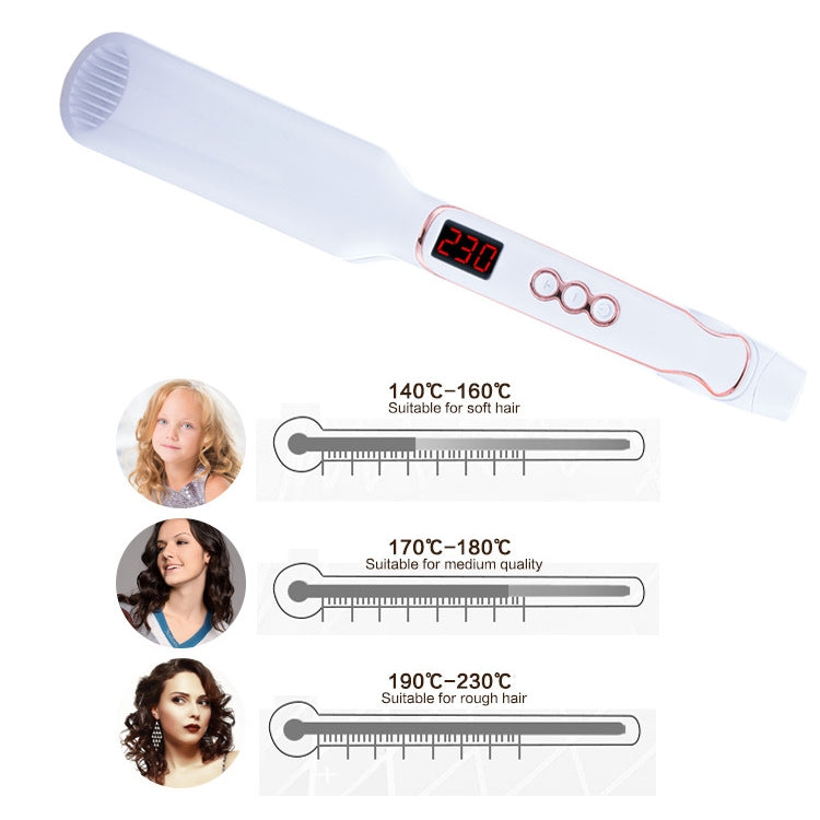 Multi-functional Long & Short Hair Styling Iron Ceramic Tourmaline Volumizing Hair Iron