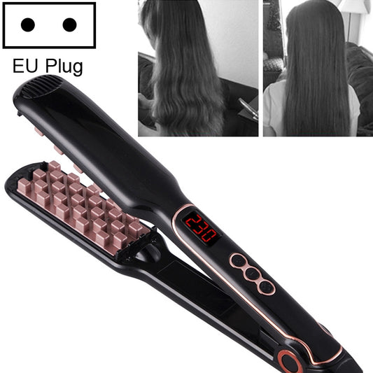 Multi-functional Long & Short Hair Styling Iron Ceramic Tourmaline Volumizing Hair Iron, EU