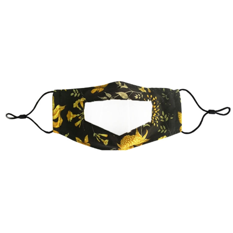 Anti-Fog Lip Language Face Shield For The Deaf And Mute Solid Color Printing Face Shield