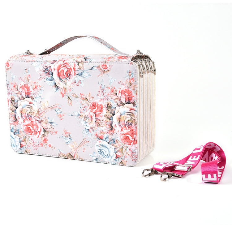 252 Holes Art Sketching Brush Colorful Lead Storage Large Capacity Portable Pencil Case