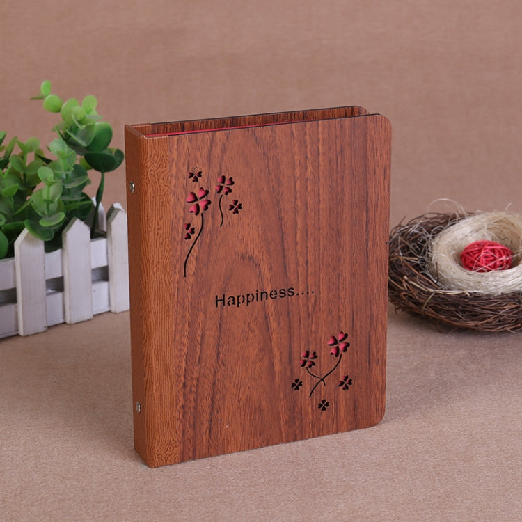 6-Inch 32 Sheets Wooden DIY Photo Album Creative Gift