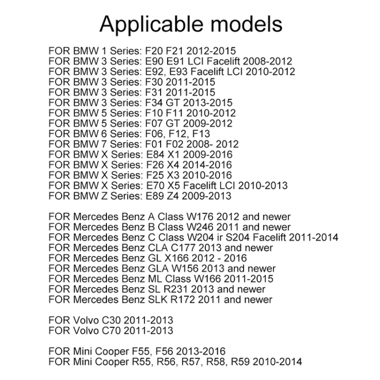 D1S Car Headlight Hid Ballast 130732946100 For BMW 1 Series F20 / F21 2012-2015