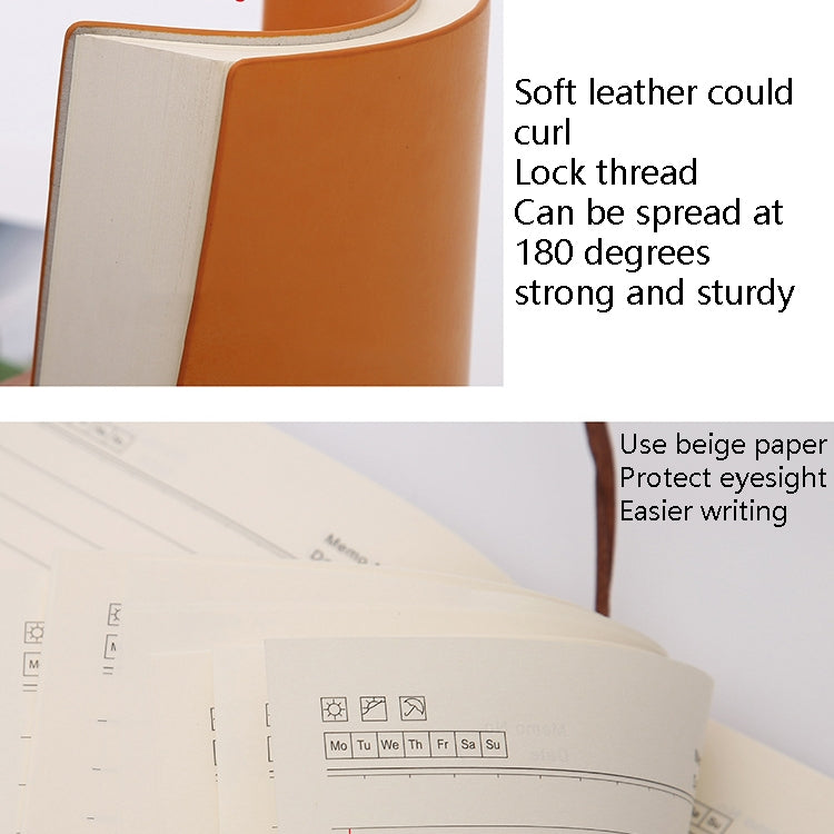 Imitation Leather Business Notebook Retro Notebook