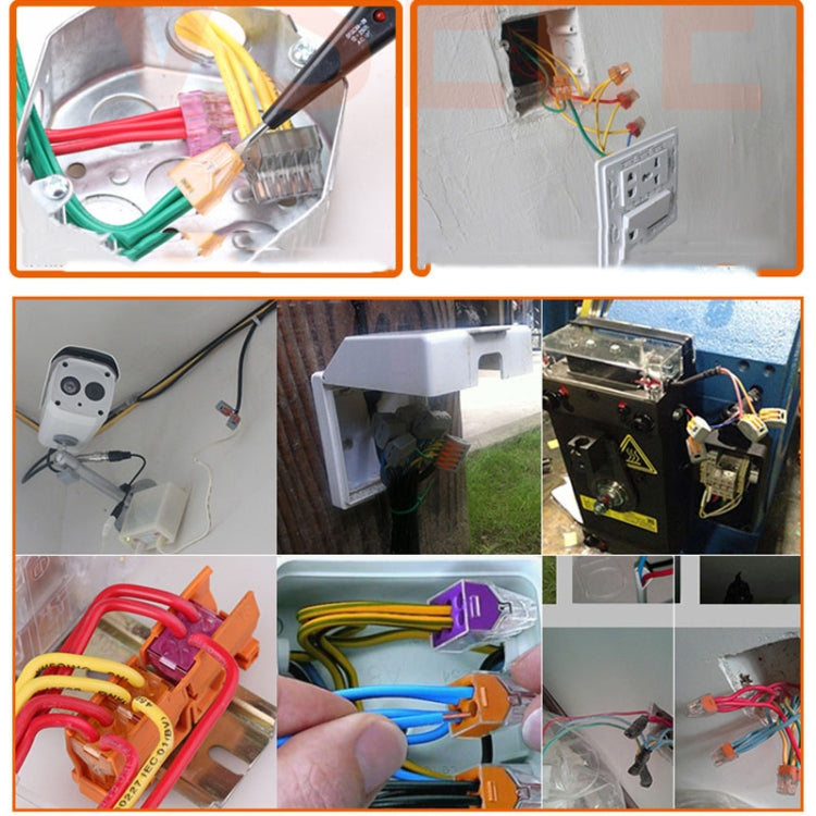 10 PCS  VSE-102A Wire Connector Terminal 1-2.5 Square Hard Wire Terminal