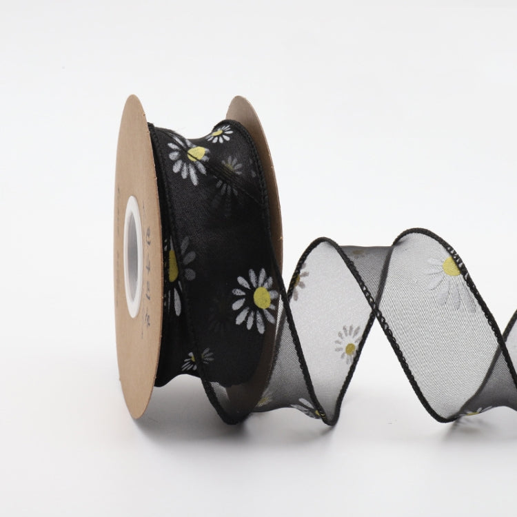 Small Daisy Mermaid Ribbon Flower Bouquet Handwriting Snow Yarn Ribbon