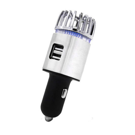 JO-6291 Negative Ion Car Sterilizing Air Purifier Mobile Phone High-Speed Charging Dual USB Cigarette Lighter