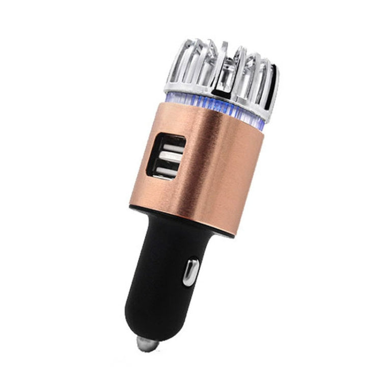 JO-6291 Negative Ion Car Sterilizing Air Purifier Mobile Phone High-Speed Charging Dual USB Cigarette Lighter