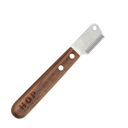 HOP Terrier Dog Plucking Knife Pet Grooming & Shaving Tool