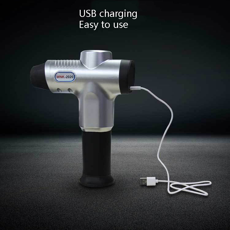 Hishell WK-2020 Electric Massage Gun Muscle Relaxation Charging Massager Portable Fitness Equipment Fascia Gun