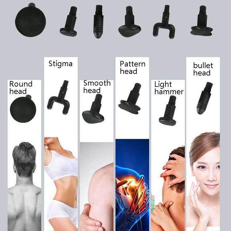 Hishell WK-2020 Electric Massage Gun Muscle Relaxation Charging Massager Portable Fitness Equipment Fascia Gun