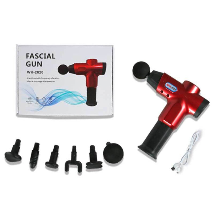 Hishell WK-2020 Electric Massage Gun Muscle Relaxation Charging Massager Portable Fitness Equipment Fascia Gun