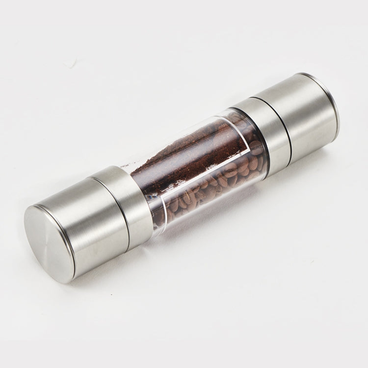 2 in 1 Stainless Steel Manual Pepper Mill Double-Head Pepper Mill
