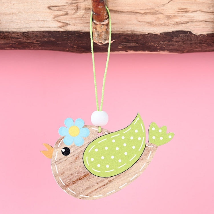 Easter Wooden Pendants Festive Atmosphere Decorative Items