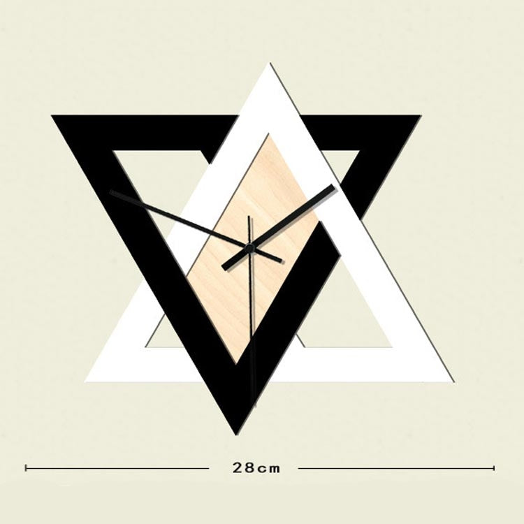 Personality Creative Wall Clock Retro Silent Minimalist Decorative Clock