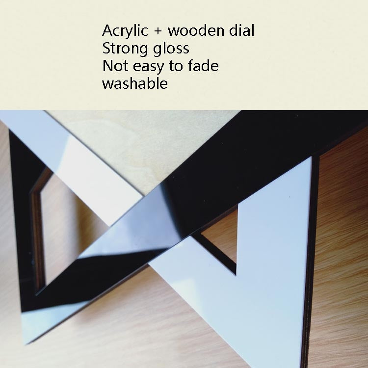 Personality Creative Wall Clock Retro Silent Minimalist Decorative Clock