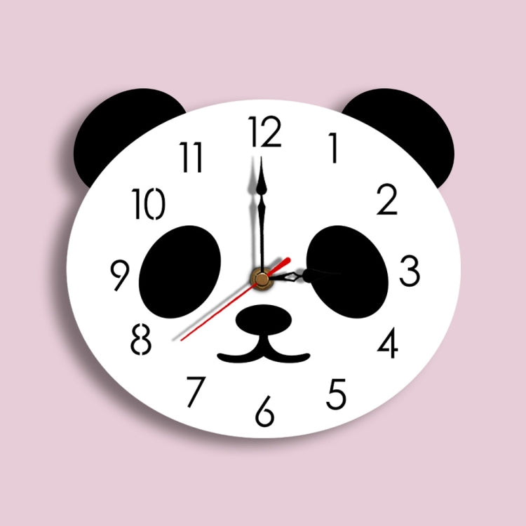 Cartoon Wall Clock Acrylic Clock Panda Simple Home Wall Clock