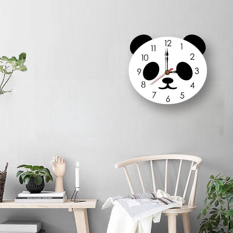 Cartoon Wall Clock Acrylic Clock Panda Simple Home Wall Clock