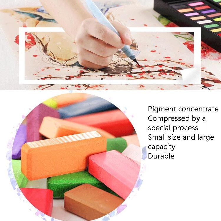 36 Colors Solid Watercolor Paint Children Sketch Watercolor