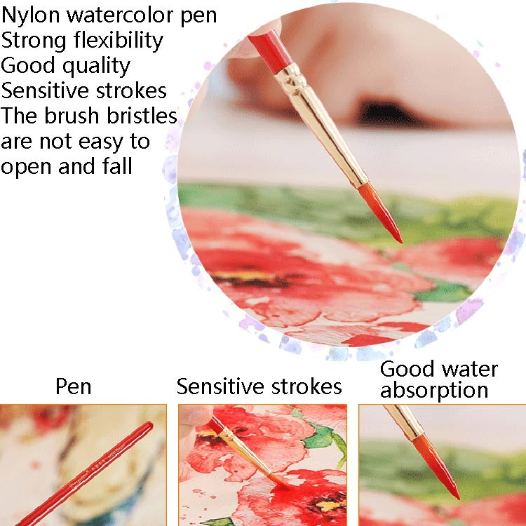 36 Colors Solid Watercolor Paint Children Sketch Watercolor