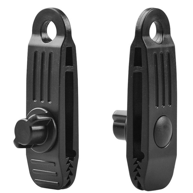 10pcs /Set Outdoor Camping Canopy Windproof Clip Tent Additional Pull Point Plastic Clip Rainproof Tarp Fixing Clip